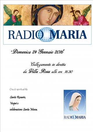 Collegamento con Radio MariaCasa Di Riposo Villa Rosa 